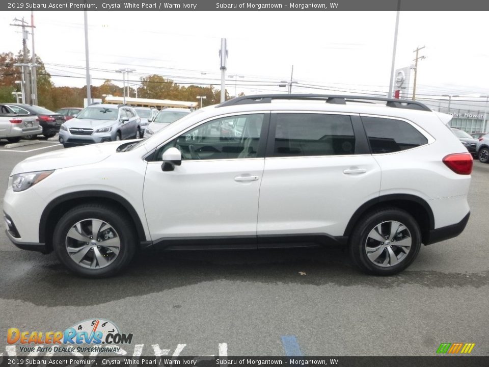 2019 Subaru Ascent Premium Crystal White Pearl / Warm Ivory Photo #7