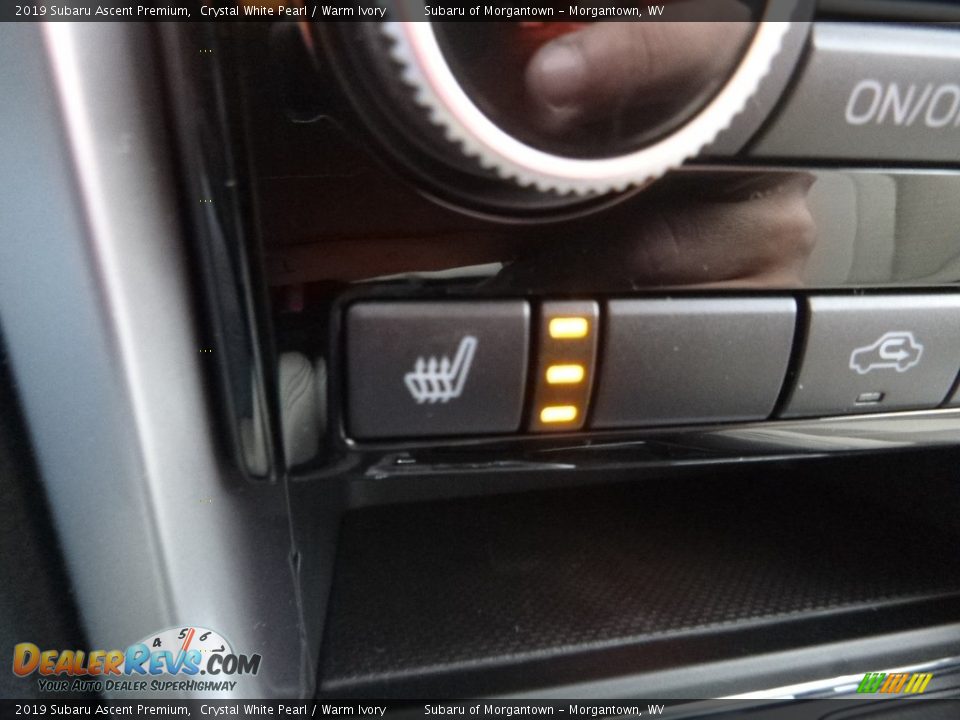 2019 Subaru Ascent Premium Crystal White Pearl / Warm Ivory Photo #19