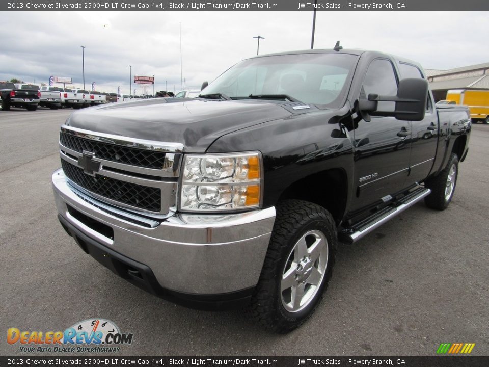 2013 Chevrolet Silverado 2500HD LT Crew Cab 4x4 Black / Light Titanium/Dark Titanium Photo #1