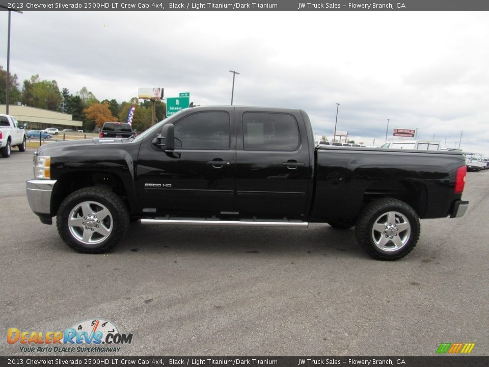 2013 Chevrolet Silverado 2500HD LT Crew Cab 4x4 Black / Light Titanium/Dark Titanium Photo #2