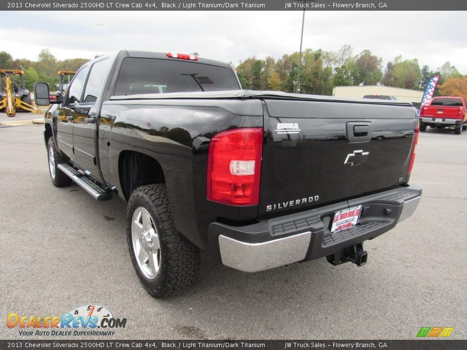 2013 Chevrolet Silverado 2500HD LT Crew Cab 4x4 Black / Light Titanium/Dark Titanium Photo #3