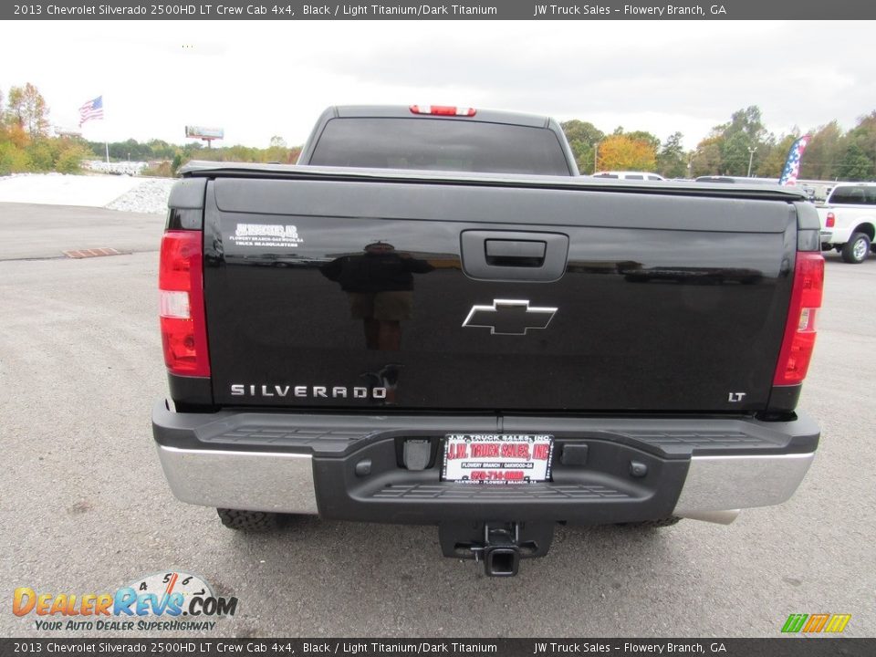 2013 Chevrolet Silverado 2500HD LT Crew Cab 4x4 Black / Light Titanium/Dark Titanium Photo #4