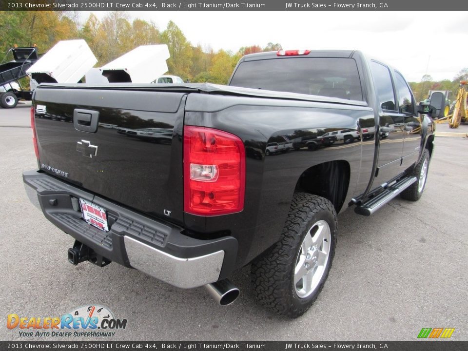 2013 Chevrolet Silverado 2500HD LT Crew Cab 4x4 Black / Light Titanium/Dark Titanium Photo #5