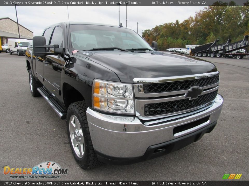2013 Chevrolet Silverado 2500HD LT Crew Cab 4x4 Black / Light Titanium/Dark Titanium Photo #7