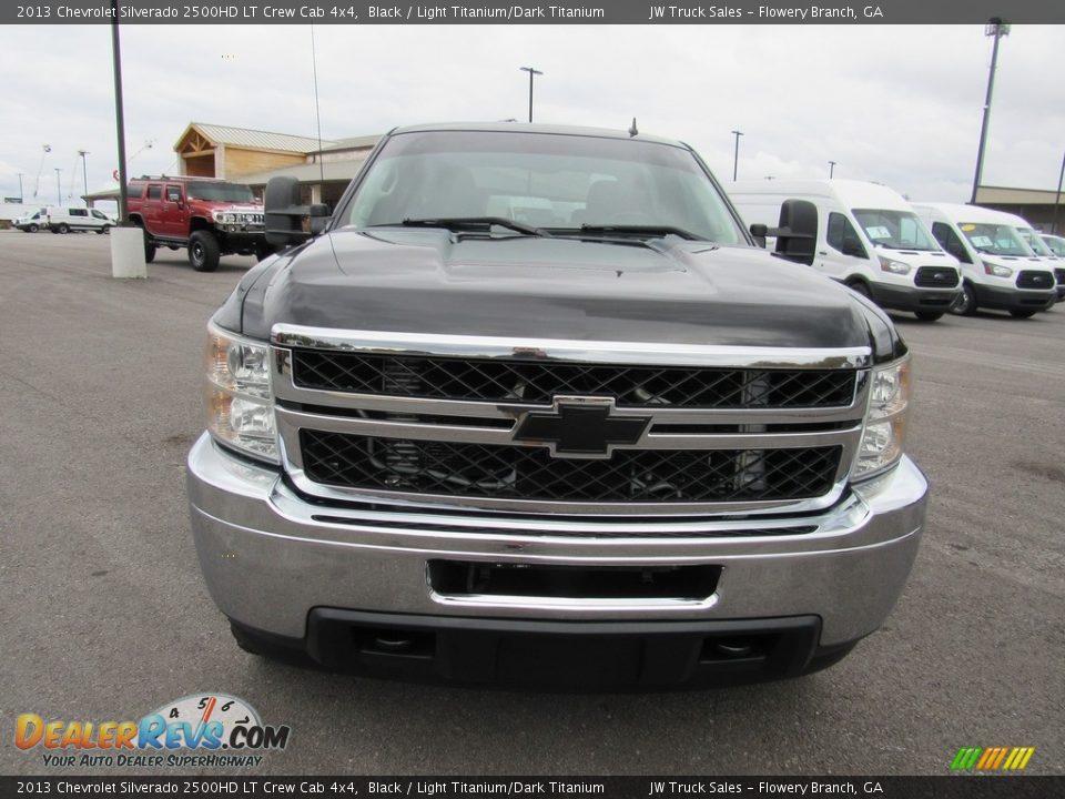 2013 Chevrolet Silverado 2500HD LT Crew Cab 4x4 Black / Light Titanium/Dark Titanium Photo #8