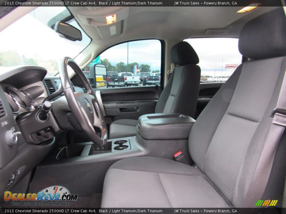 2013 Chevrolet Silverado 2500HD LT Crew Cab 4x4 Black / Light Titanium/Dark Titanium Photo #17