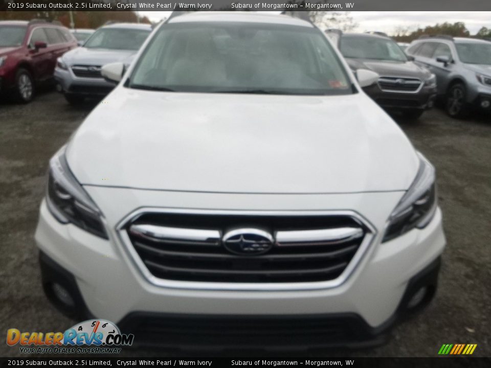 2019 Subaru Outback 2.5i Limited Crystal White Pearl / Warm Ivory Photo #9