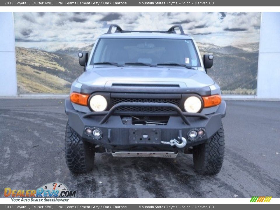 2013 Toyota FJ Cruiser 4WD Trail Teams Cement Gray / Dark Charcoal Photo #8