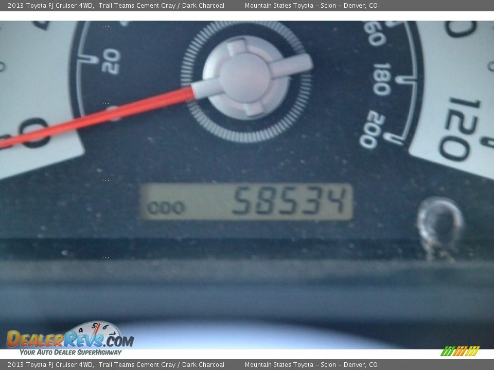 2013 Toyota FJ Cruiser 4WD Trail Teams Cement Gray / Dark Charcoal Photo #12