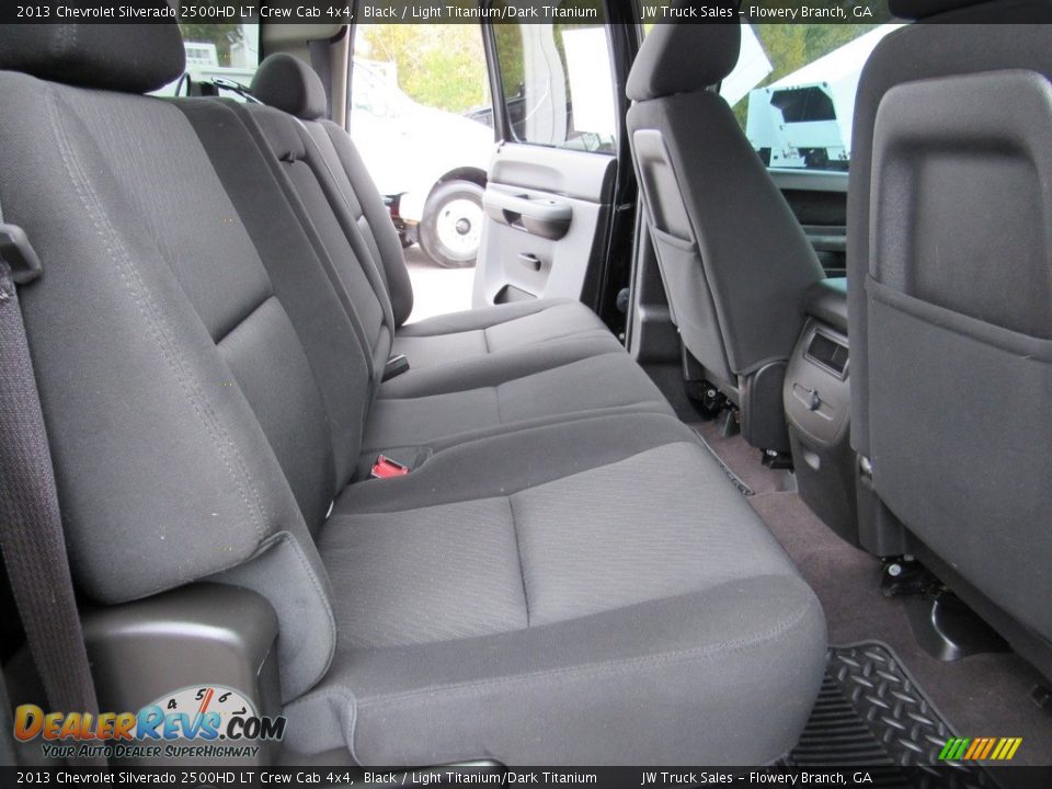 2013 Chevrolet Silverado 2500HD LT Crew Cab 4x4 Black / Light Titanium/Dark Titanium Photo #31