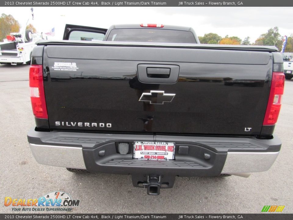 2013 Chevrolet Silverado 2500HD LT Crew Cab 4x4 Black / Light Titanium/Dark Titanium Photo #32