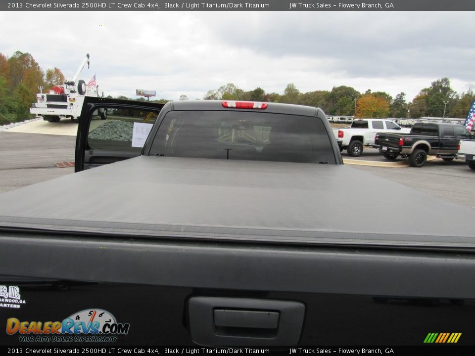 2013 Chevrolet Silverado 2500HD LT Crew Cab 4x4 Black / Light Titanium/Dark Titanium Photo #36