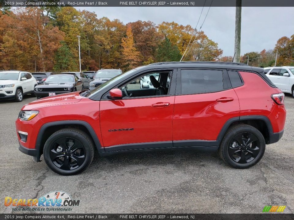 2019 Jeep Compass Altitude 4x4 Red-Line Pearl / Black Photo #3