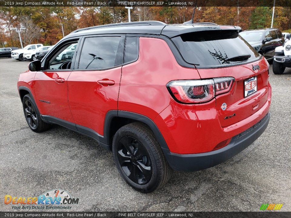 2019 Jeep Compass Altitude 4x4 Red-Line Pearl / Black Photo #4