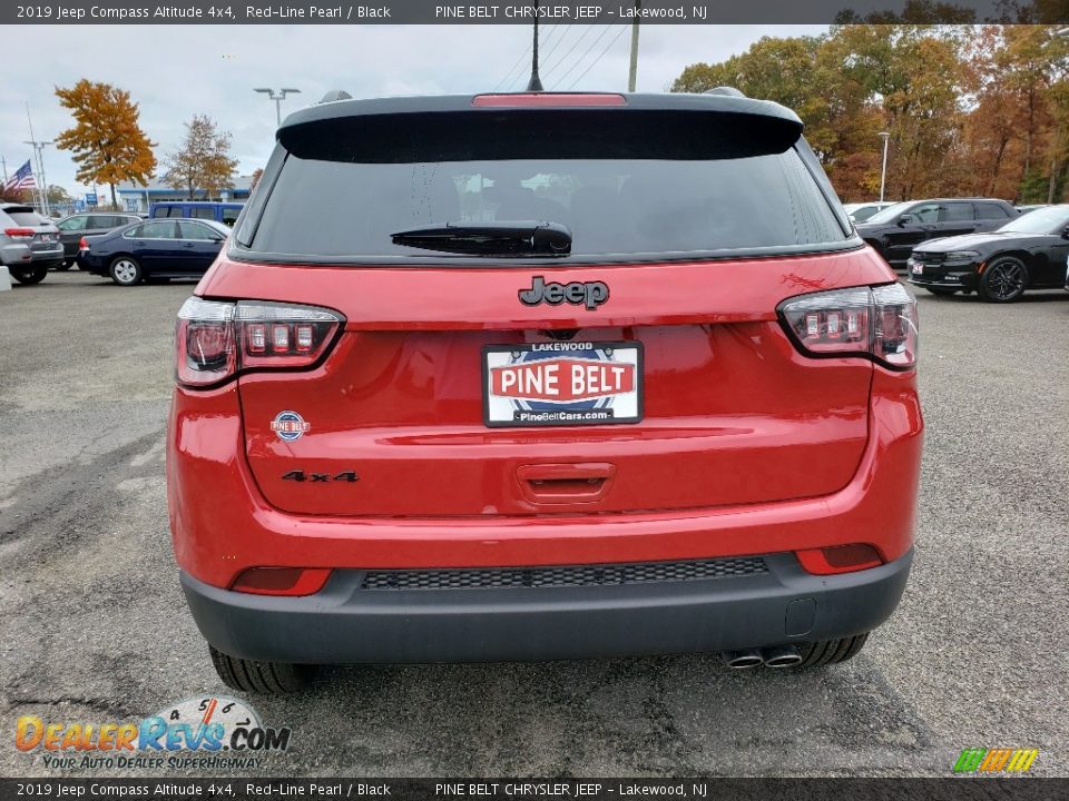 2019 Jeep Compass Altitude 4x4 Red-Line Pearl / Black Photo #5