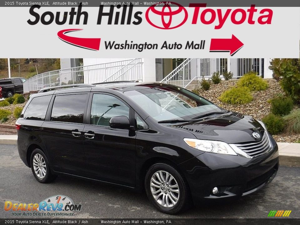 2015 Toyota Sienna XLE Attitude Black / Ash Photo #1