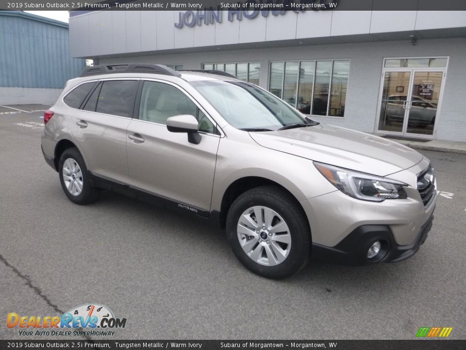 2019 Subaru Outback 2.5i Premium Tungsten Metallic / Warm Ivory Photo #1