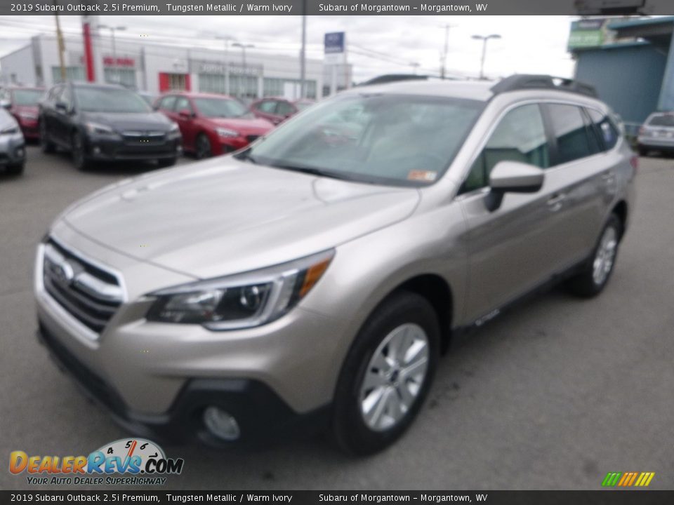 2019 Subaru Outback 2.5i Premium Tungsten Metallic / Warm Ivory Photo #8