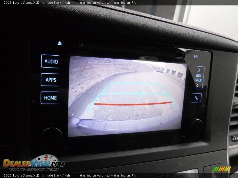 2015 Toyota Sienna XLE Attitude Black / Ash Photo #17