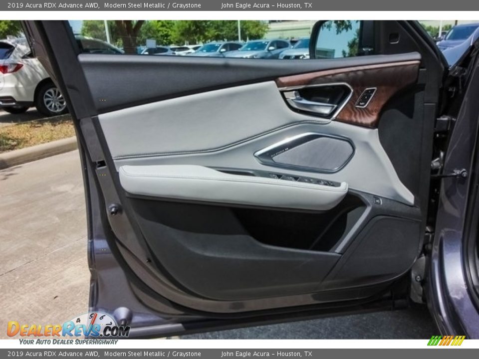 2019 Acura RDX Advance AWD Modern Steel Metallic / Graystone Photo #15