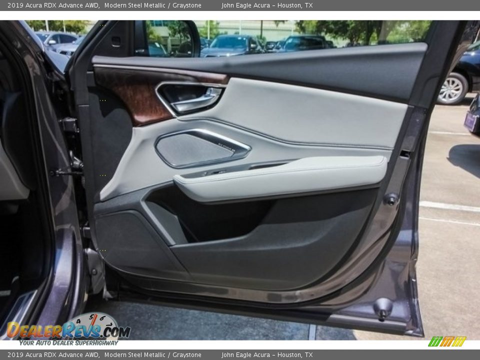 2019 Acura RDX Advance AWD Modern Steel Metallic / Graystone Photo #23