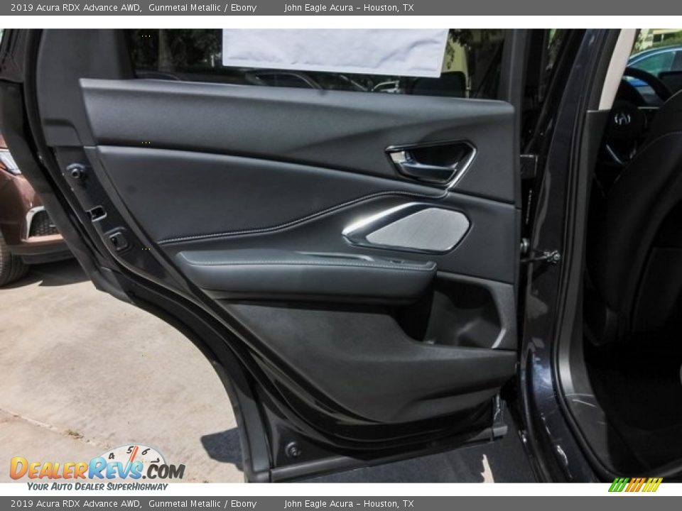 2019 Acura RDX Advance AWD Gunmetal Metallic / Ebony Photo #17