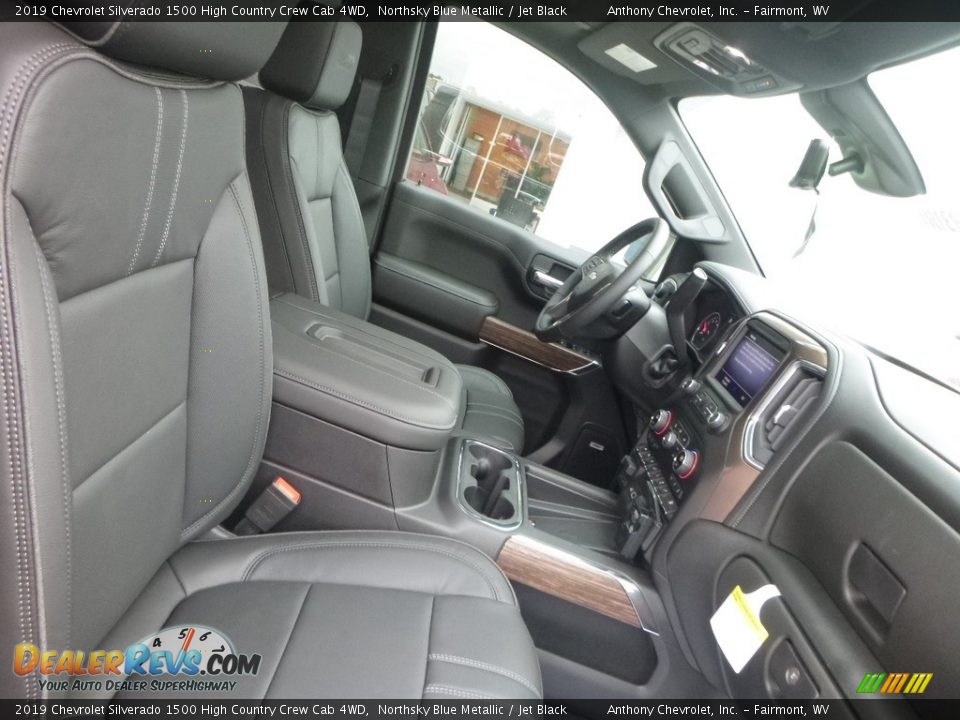 2019 Chevrolet Silverado 1500 High Country Crew Cab 4WD Northsky Blue Metallic / Jet Black Photo #9
