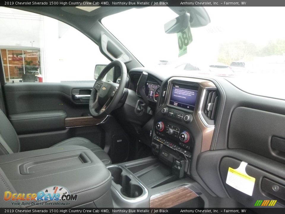 2019 Chevrolet Silverado 1500 High Country Crew Cab 4WD Northsky Blue Metallic / Jet Black Photo #11