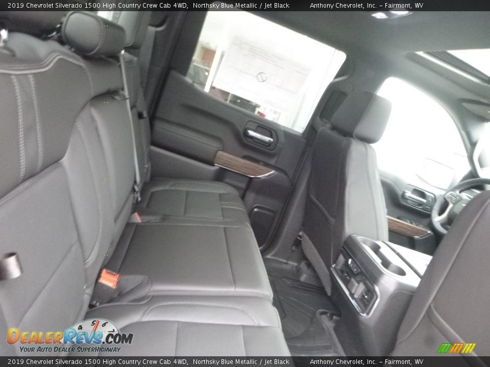 2019 Chevrolet Silverado 1500 High Country Crew Cab 4WD Northsky Blue Metallic / Jet Black Photo #12