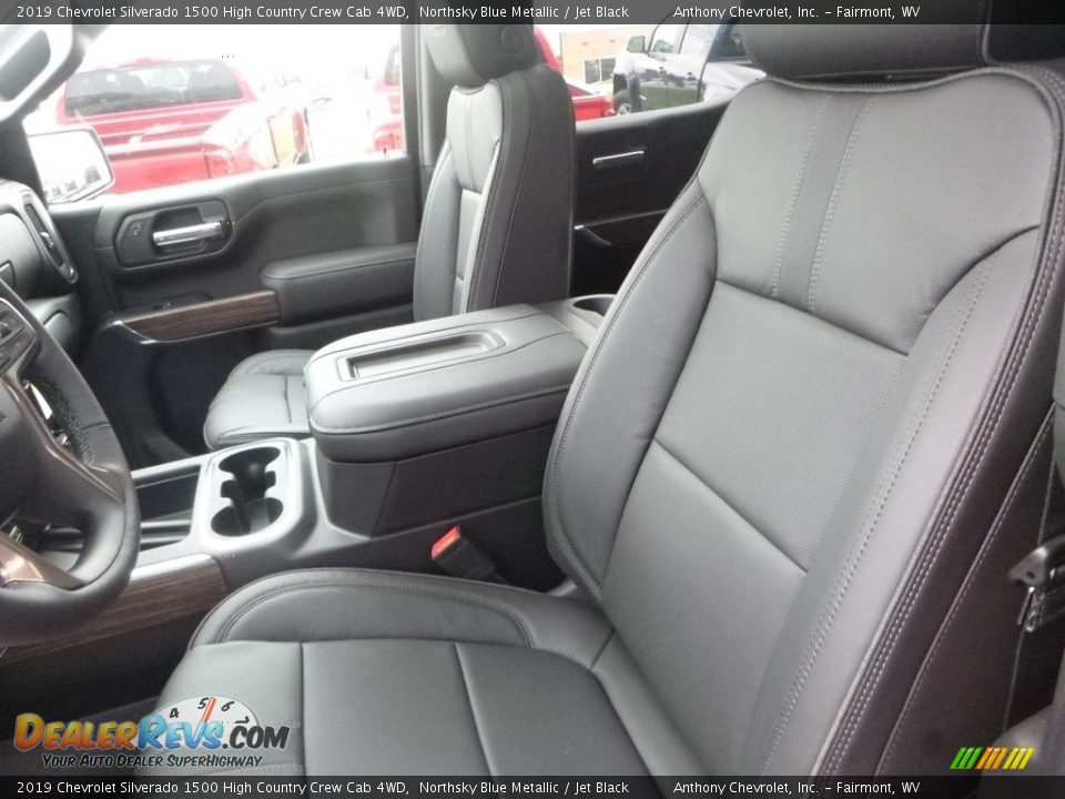 2019 Chevrolet Silverado 1500 High Country Crew Cab 4WD Northsky Blue Metallic / Jet Black Photo #15