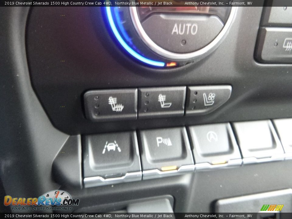 2019 Chevrolet Silverado 1500 High Country Crew Cab 4WD Northsky Blue Metallic / Jet Black Photo #20
