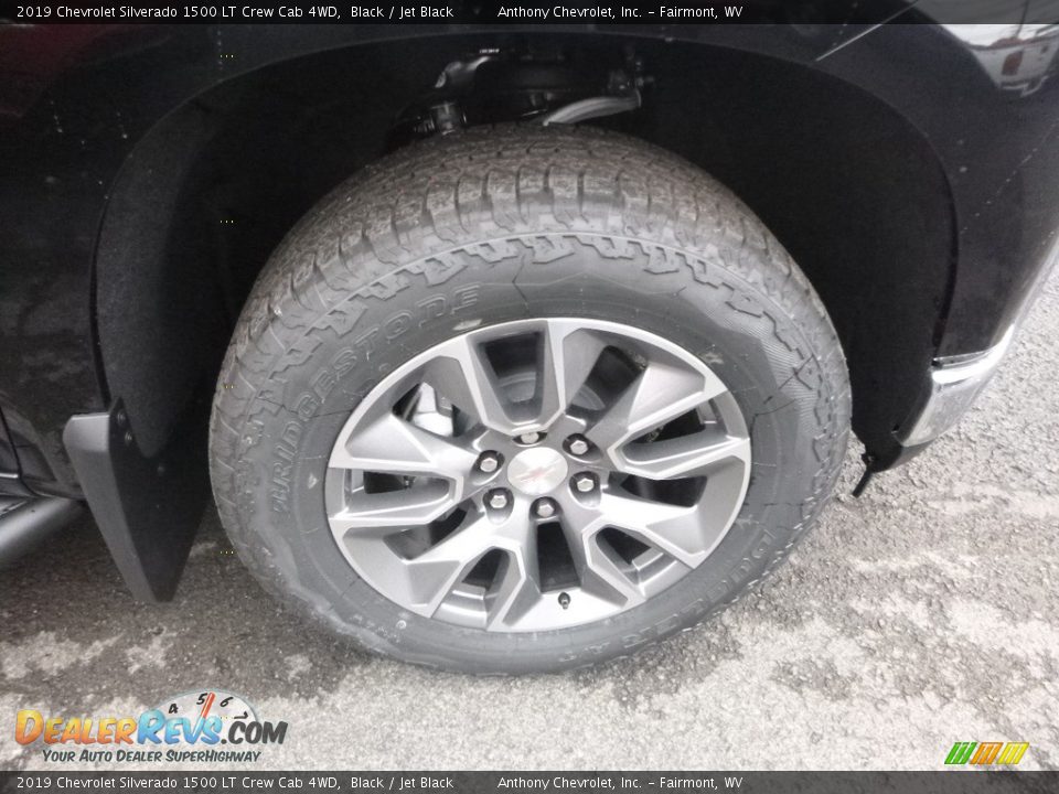 2019 Chevrolet Silverado 1500 LT Crew Cab 4WD Black / Jet Black Photo #2