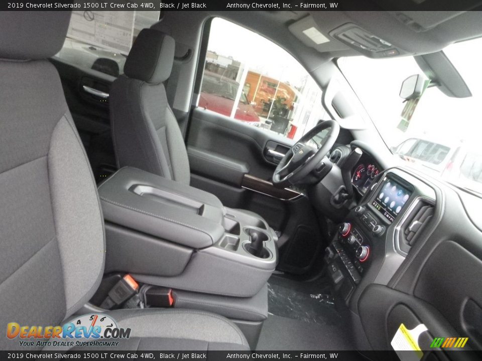 2019 Chevrolet Silverado 1500 LT Crew Cab 4WD Black / Jet Black Photo #3