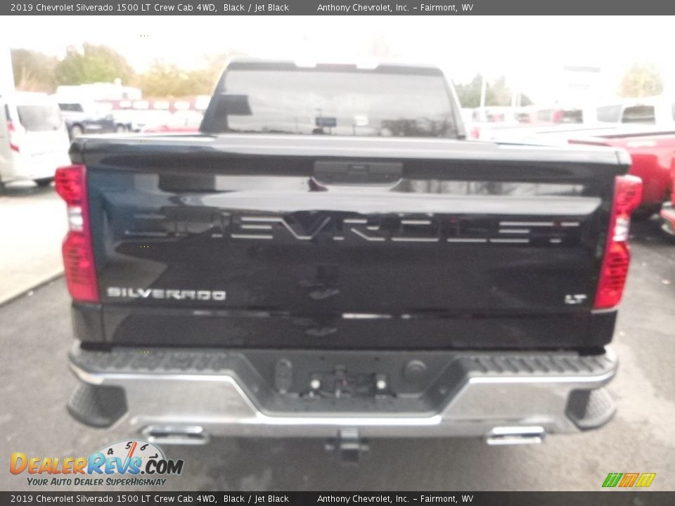 2019 Chevrolet Silverado 1500 LT Crew Cab 4WD Black / Jet Black Photo #7