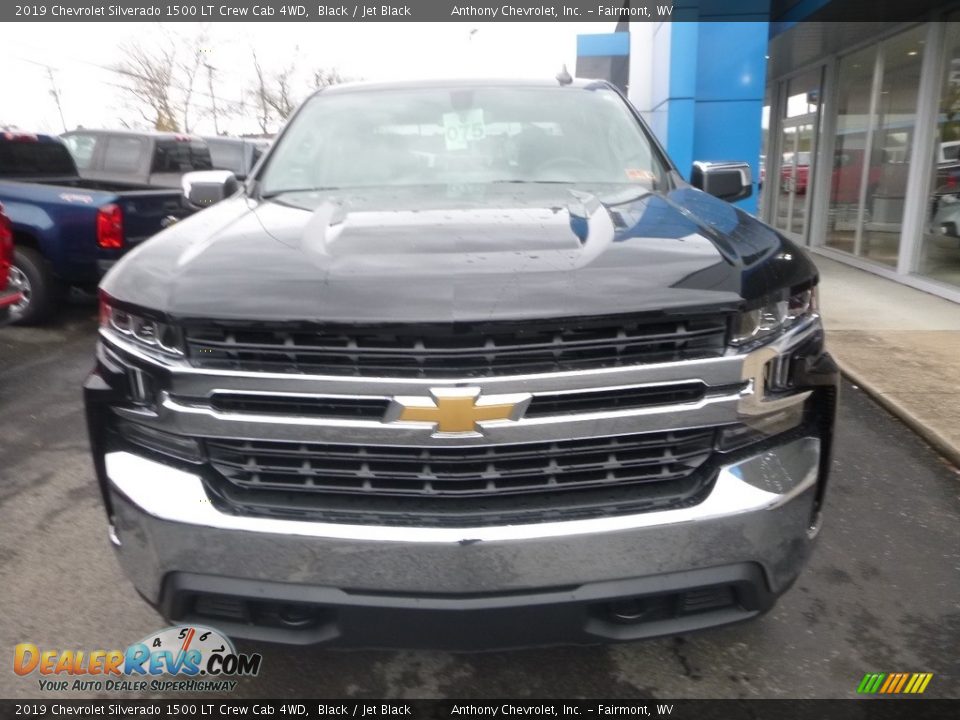 2019 Chevrolet Silverado 1500 LT Crew Cab 4WD Black / Jet Black Photo #9