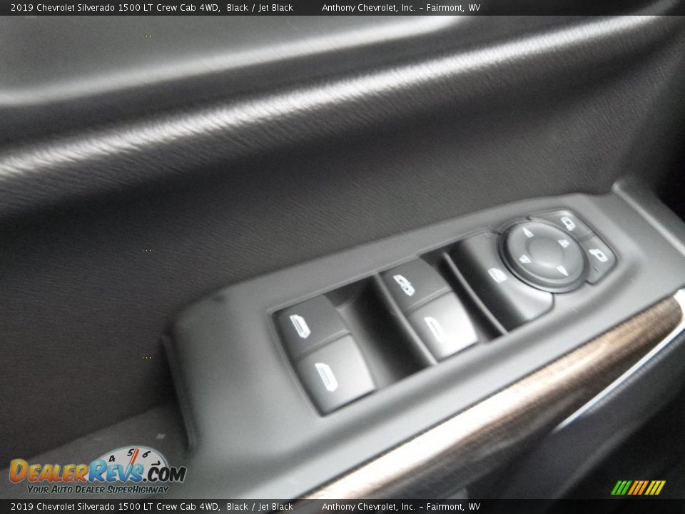 2019 Chevrolet Silverado 1500 LT Crew Cab 4WD Black / Jet Black Photo #20