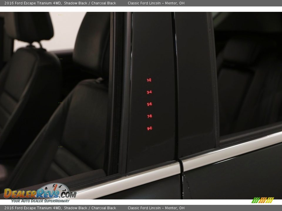 2016 Ford Escape Titanium 4WD Shadow Black / Charcoal Black Photo #4