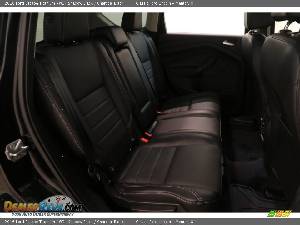 2016 Ford Escape Titanium 4WD Shadow Black / Charcoal Black Photo #16