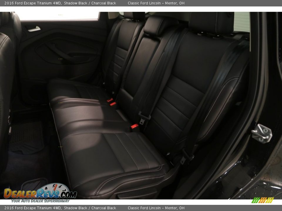 2016 Ford Escape Titanium 4WD Shadow Black / Charcoal Black Photo #17