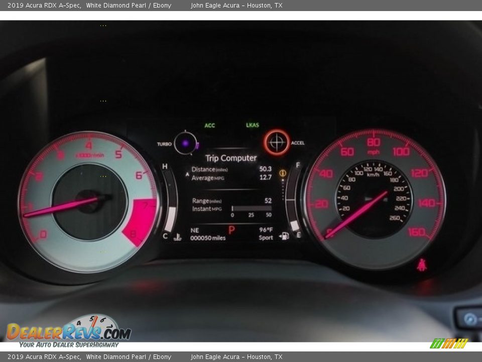 2019 Acura RDX A-Spec White Diamond Pearl / Ebony Photo #33