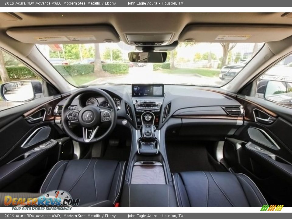 Ebony Interior - 2019 Acura RDX Advance AWD Photo #9
