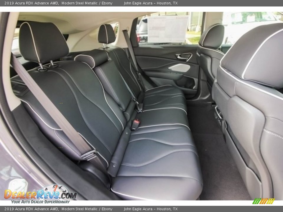 Rear Seat of 2019 Acura RDX Advance AWD Photo #22