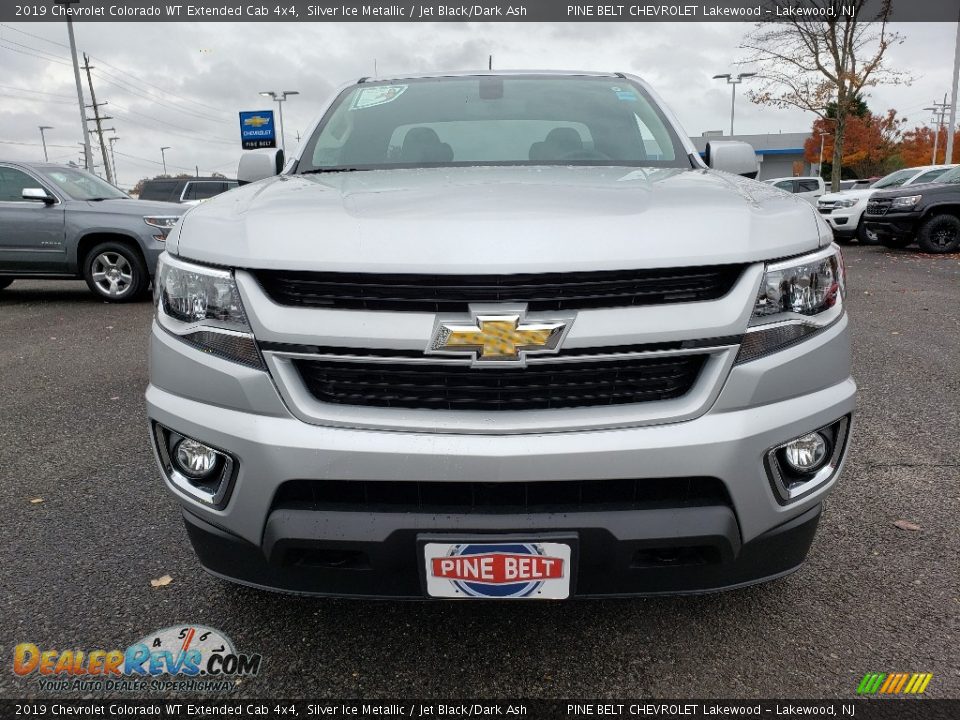 2019 Chevrolet Colorado WT Extended Cab 4x4 Silver Ice Metallic / Jet Black/Dark Ash Photo #2