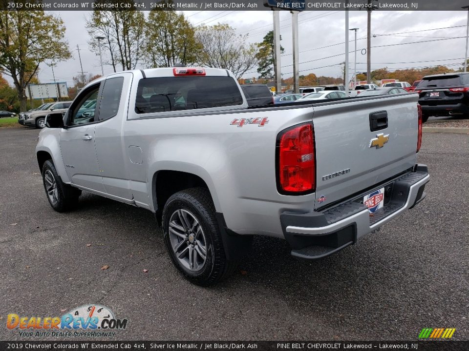 2019 Chevrolet Colorado WT Extended Cab 4x4 Silver Ice Metallic / Jet Black/Dark Ash Photo #4