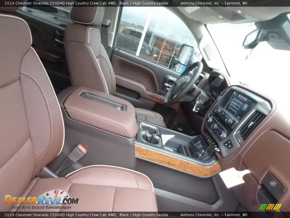2019 Chevrolet Silverado 2500HD High Country Crew Cab 4WD Black / High Country Saddle Photo #3