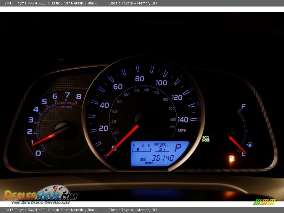 2015 Toyota RAV4 XLE Classic Silver Metallic / Black Photo #7