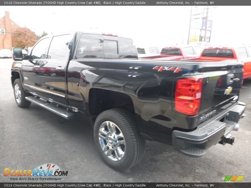 2019 Chevrolet Silverado 2500HD High Country Crew Cab 4WD Black / High Country Saddle Photo #10