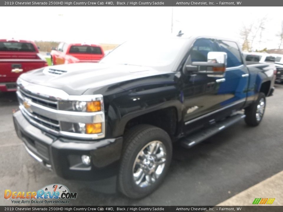 2019 Chevrolet Silverado 2500HD High Country Crew Cab 4WD Black / High Country Saddle Photo #11