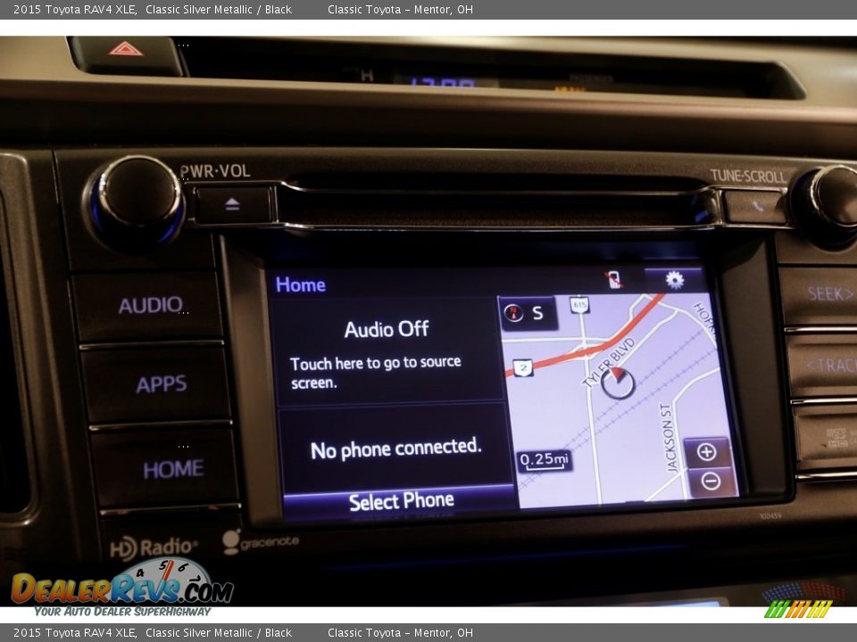 2015 Toyota RAV4 XLE Classic Silver Metallic / Black Photo #9