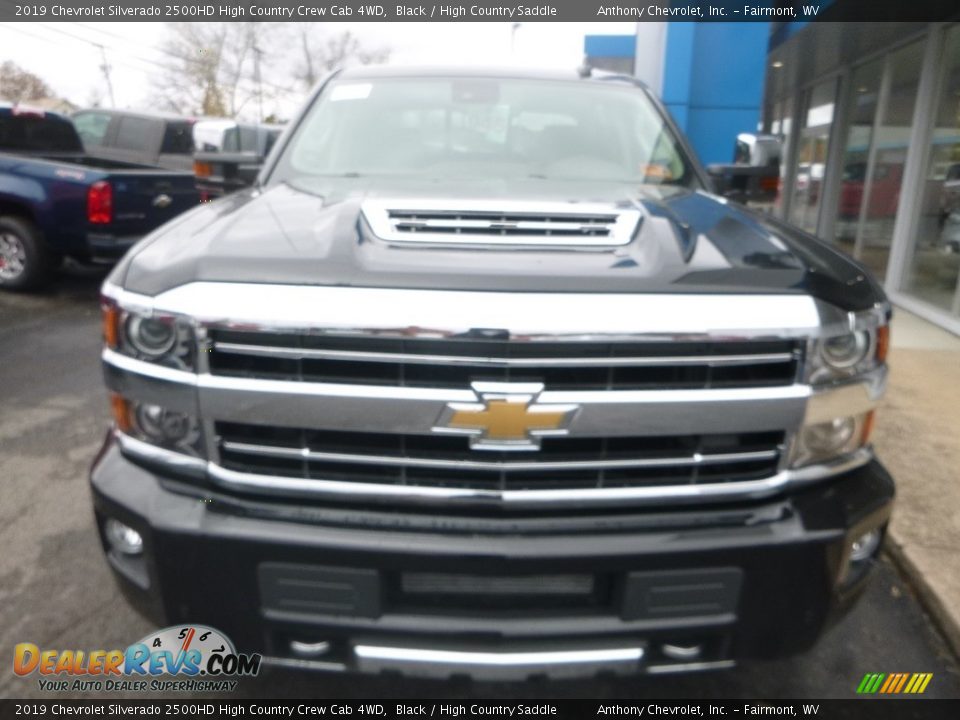 2019 Chevrolet Silverado 2500HD High Country Crew Cab 4WD Black / High Country Saddle Photo #12